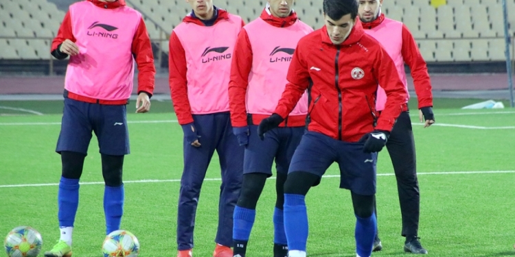Молодежная сборная Таджикистана (U-19) начала второй тренировочный сбор в Душанбе