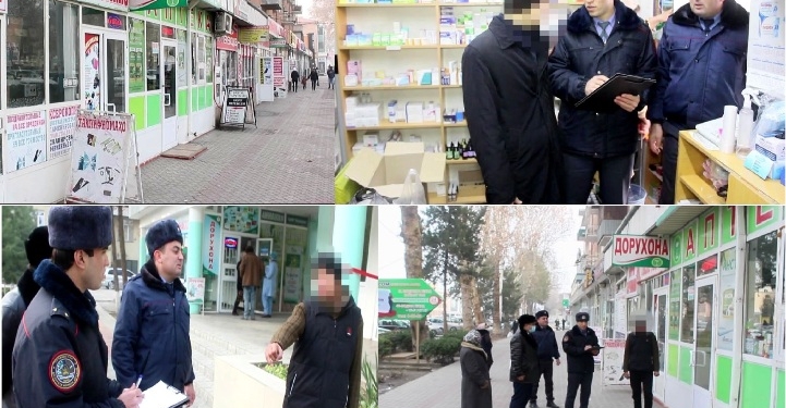 В Худажнде за серию краж из аптек задержаны трое несовершеннолетних вора-рецидивиста