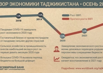 Пандемия нанесла значительный урон экономике Таджикистана, — доклад ВБ