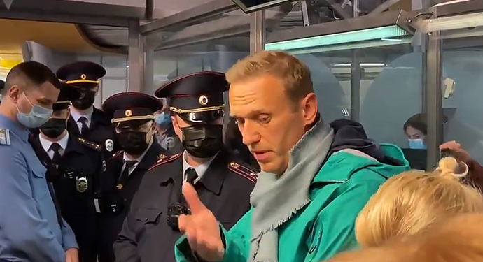 В Москве задержан Алексей Навальный