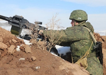 На учении в горах Таджикистана российские военные уничтожили высокоскоростные цели