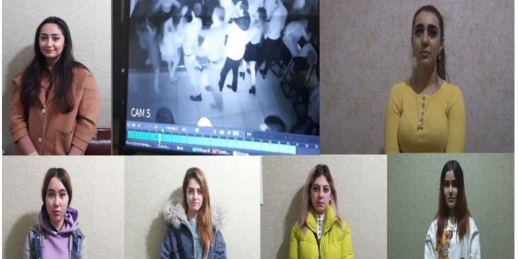 В Душанбе за драку в ночном клубе задержана группа молодых женщин