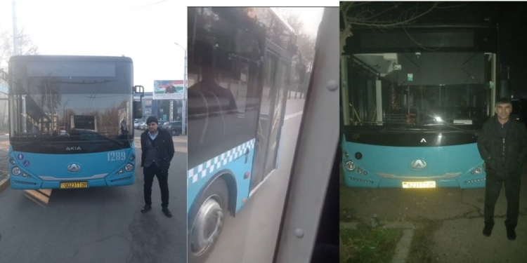 Водители пассажирских автобусов, устроившие гонки в Душанбе уволены
