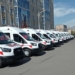 Медучреждениям города Душанбе передали 10 оснащенных машин скорой помощи