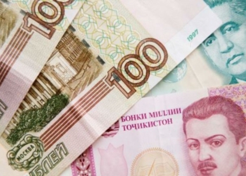 В Таджикистане укрепился российский рубль
