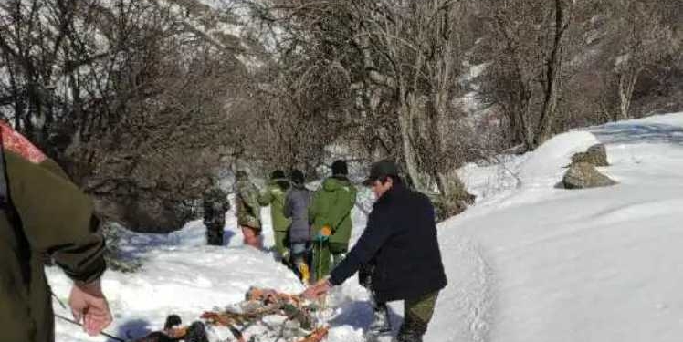В Рамите под лавиной погибли два местных жителя