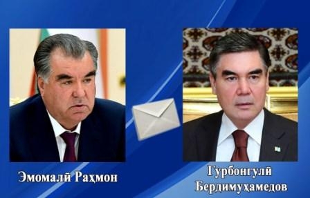 Эмомали Рахмон выразил соболезнования Гурбангулы Бердымухаммедову