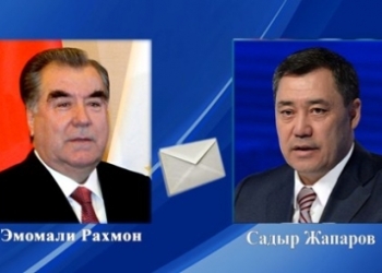 Садыра Жапарова попросили начать переговоры с Эмомали Рахмоном 