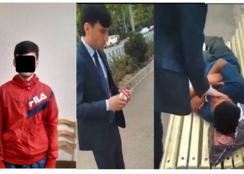 В Душанбе выявлен герой «видео», давший пощечину, лежавшему на скамейке мужчине