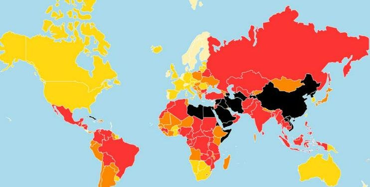 Таджикистан потерял одну позицию в рейтинге свободы прессы