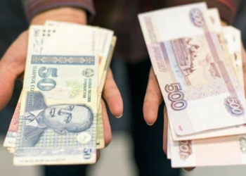 В Таджикистане отмечен рост курса Рубля к Сомони