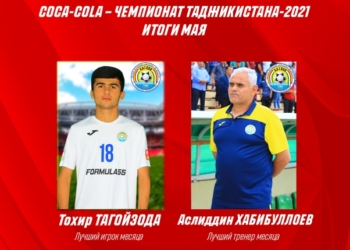 ФЛТ назвала имена лучшего игрока и тренера чемпионата Таджикистана в мае