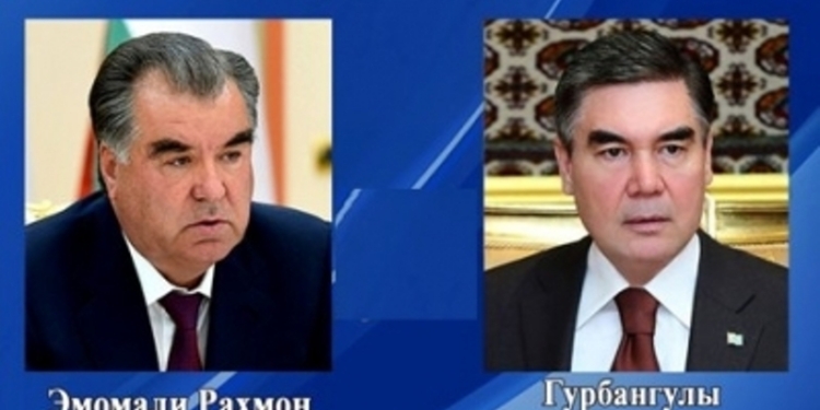 Эмомали Рахмон и  Гурбангулы Бердымухамедов провели телефонную беседу