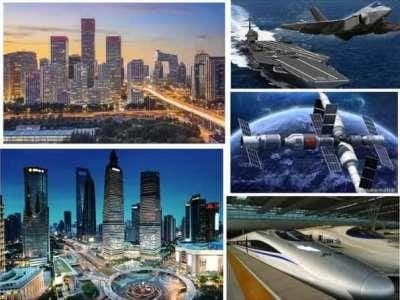 Достижения КНР под руководством КПК (Пекин, Шанхай, Авианосец “Ляонин”, Спутник Китая, Высокоскоростной поезд “Хэсе”)