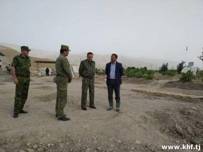 Глава КЧС Таджикистана посетил пострадавшие от стихии южные районы страны