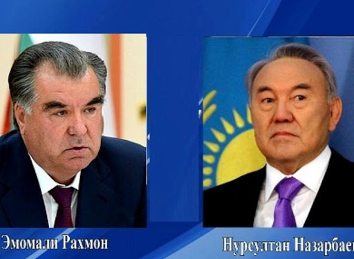 Эмомали Рахмон провел телефонную беседу с Нурсултаном Назарбаевым