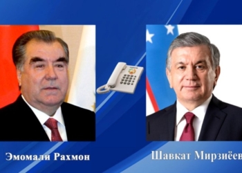 Э.Рахмон поздравил Ш.Мирзиёева с Днем независимости Узбекистана