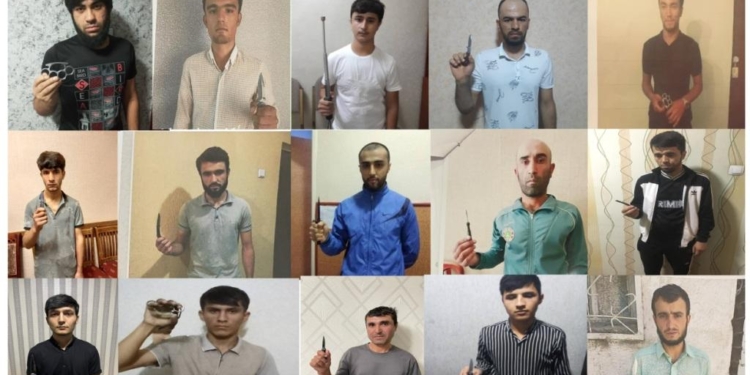 Итоги операции «Нож» в Душанбе. Изъято 36 единиц холодного оружия
