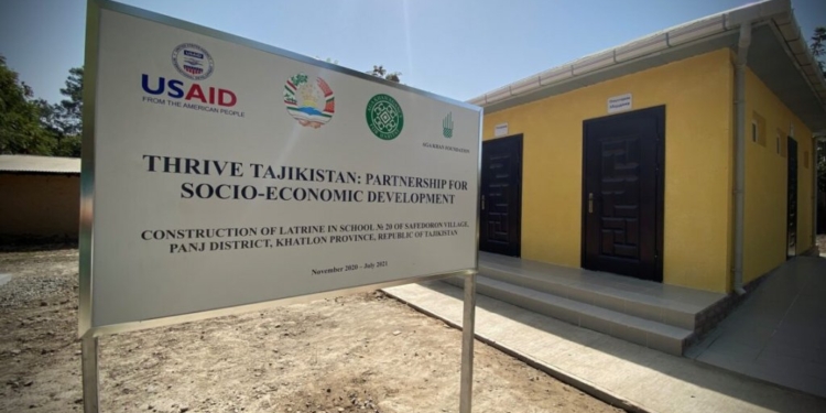 USAID и Фонд Ага хана построили систему водоснабжения в селе Сафедорон в Пяндже