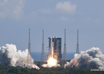 Китай запустил грузовой космический корабль «Тяньчжоу-3»