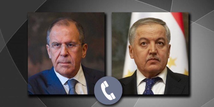 Главы МИД Таджикистана и России провели телефонные переговоры