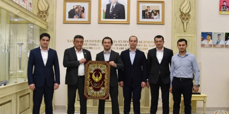 Глава Федерации MMA Таджикистана встретился в Ташкенте с председателем НОК Узбекистана
