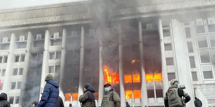 Названо количество погибших в беспорядках в Казахстане