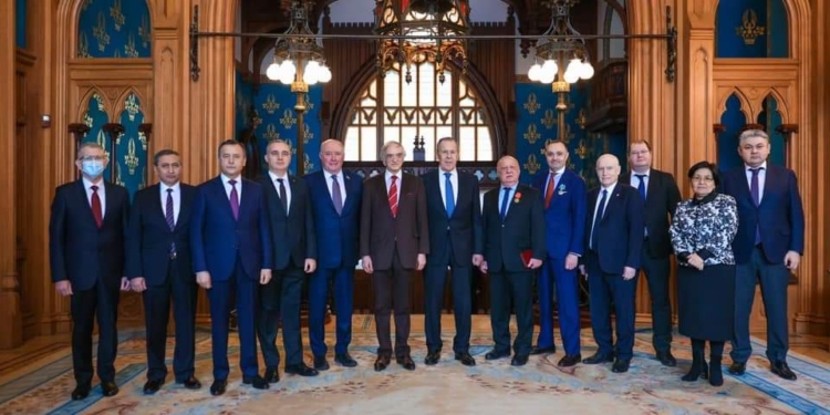 Посол Таджикистана принял участие во встрече послов стран СНГ с главой МИД России