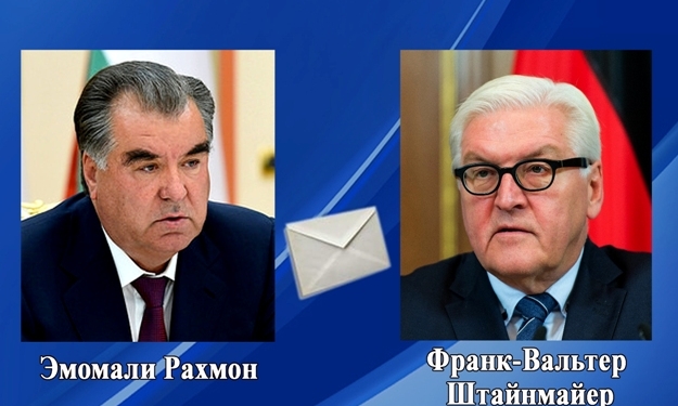 Эмомали Рахмон поздравил Франк-Вальтера Штайнмайера с переизбранием на пост президента Германии