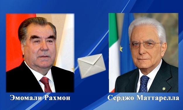 Эмомали Рахмон поздравил Серджио Маттарелла с переизбранием на пост президента Италии