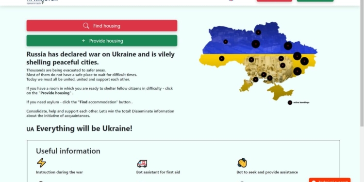 Создан сайт для помощи украинцам «Prykhystok» (тадж.)