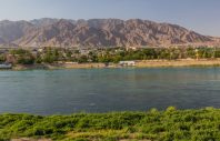 River,Syr,Darya,In,Khujand,,Tajikistan