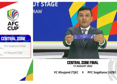 Матч Кубка АФК-2022 «Худжанд» — «Согдиана» состоится 17 августа в Худжанде