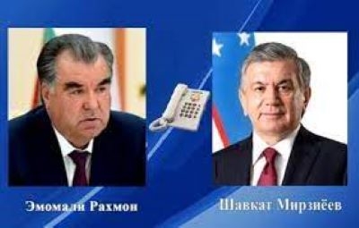 Эмомали Рахмон провел переговоры с президентом Узбекистана
