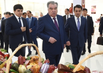 Президент принял участие в открытии нового предприятия по производству мясных и колбасных изделий