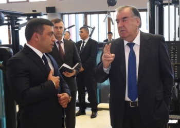 Президент открыл в Душанбе инновационный фитнес-клуб «Крокус фитнес»