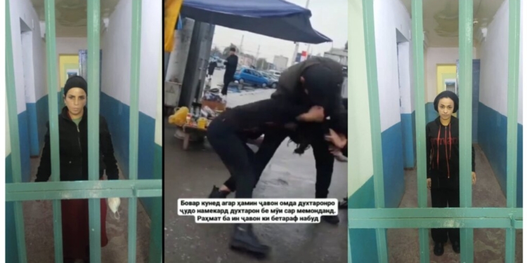 Женщин, устроивших потасовку в Душанбе, арестовали на 7 суток