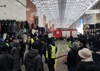 На рынке «Садовод» в Москве произошел пожар