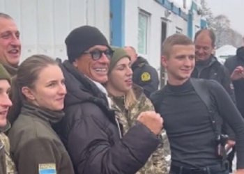 Жан-Клод Ван Дамм посетил Украину