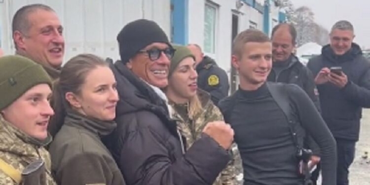 Жан-Клод Ван Дамм посетил Украину