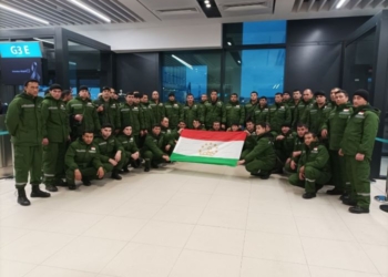 Спасатели КЧС Таджикистана прибыли в Турцию