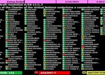 Таджикистан воздержался от голосования в ООН по вопросу вывода российских войск из Украины