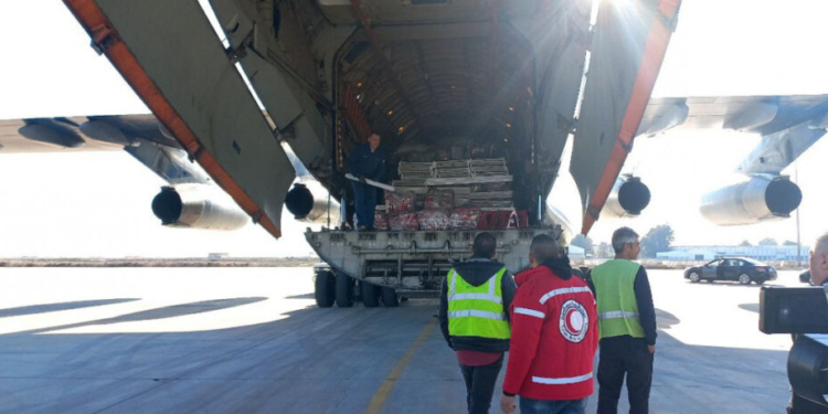 В Дамаск доставлено 55 тонн гуманитарной помощи из Таджикистана