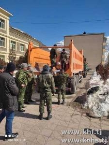 Более 60 семей в ГБАО, пострадавших в результате стихии, получили помощь