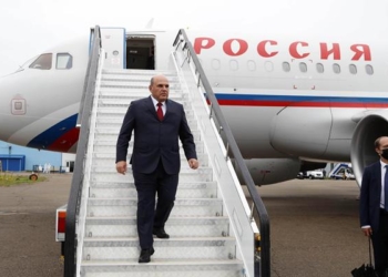 В Душанбе прибыл председатель правительства РФ Михаил Мишустин