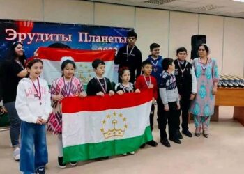 10 школьников из Таджикистана приняли участие в международной олимпиаде «Эрудиты планеты- 2023″