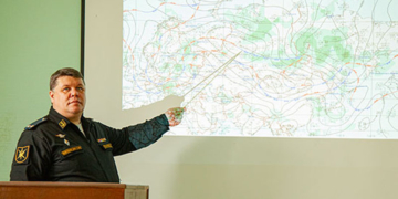 Таджикские военные приняли участие в тренировках метеорологов стран СНГ