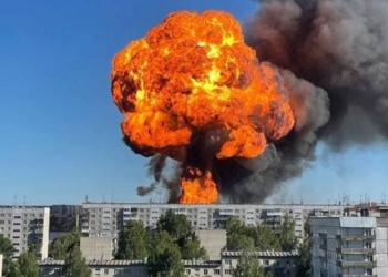 Взрыв автозаправки в Душанбе