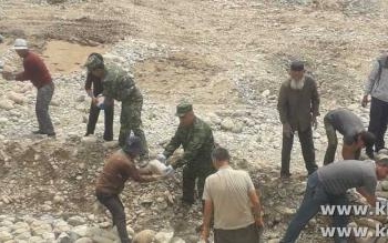 Жители Куляба приняли участие в хашаре по расчистке берегов саев и других водоёмов