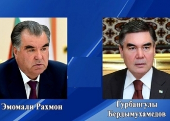 Состоялся телефонный разговор Эмомали Рахмона с Гурбангулы Бердымухамедовым